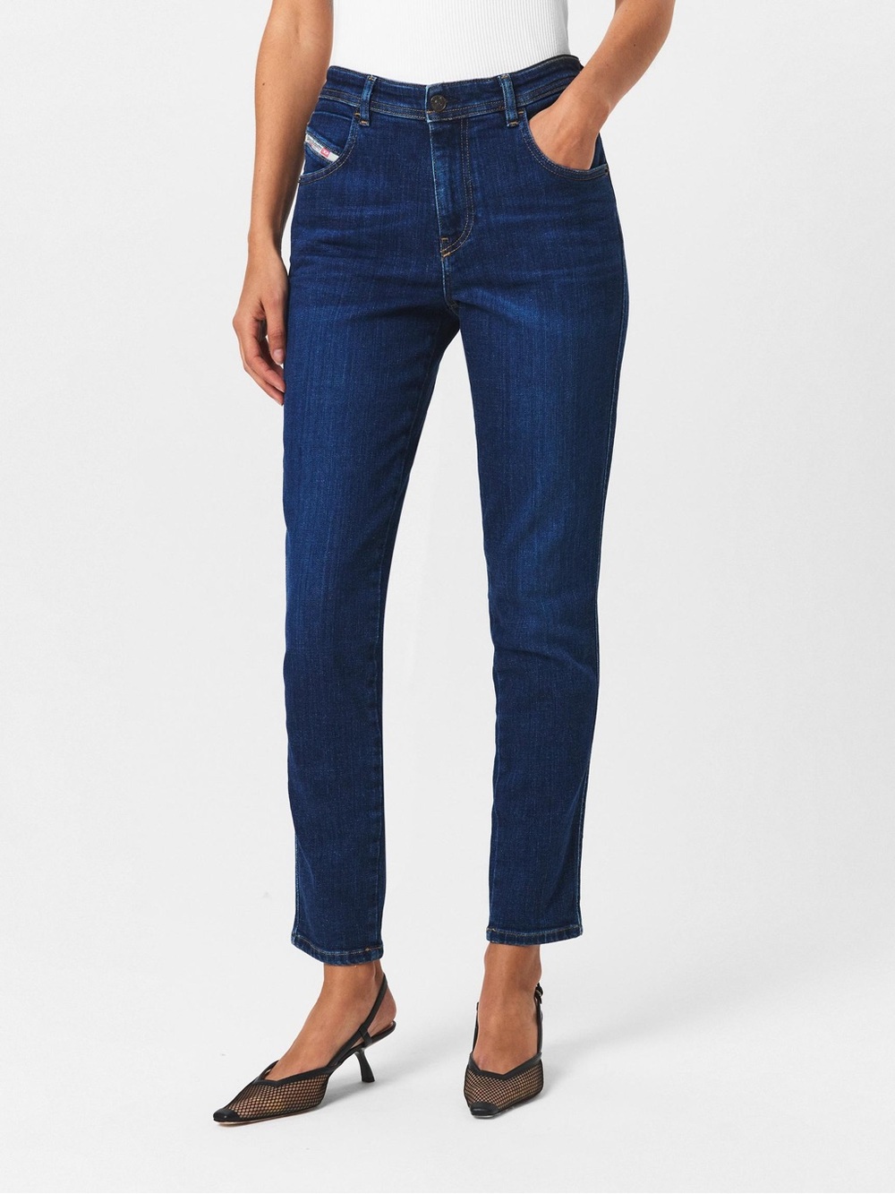 👖 Diesel 2015 Skinny Mid Rise Dark Wash Jeans Women’s Size 27 Denim